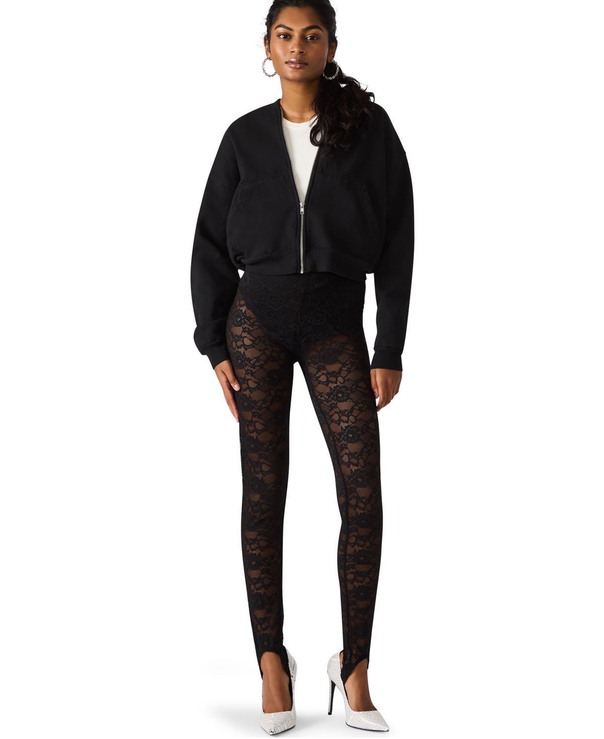 Steve Madden Women's Sandrine Skinny Fit Pants In Black