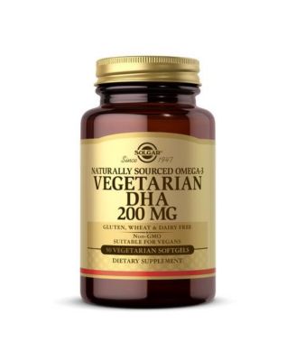 Omega-3 Vegetarian DHA ,200 mg ,50 S Gels