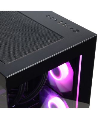 Gamer Supreme Liquid Cooled Gaming Desktop Computer, AMD Ryzen 9 9900X 4.4GHz, 32GB RAM, 2TB SSD, AMD Radeon RX 9060 XT 16GB, Windows 11