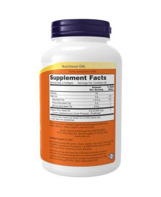 Flax Oil, 1000 mg, 250 Sgels