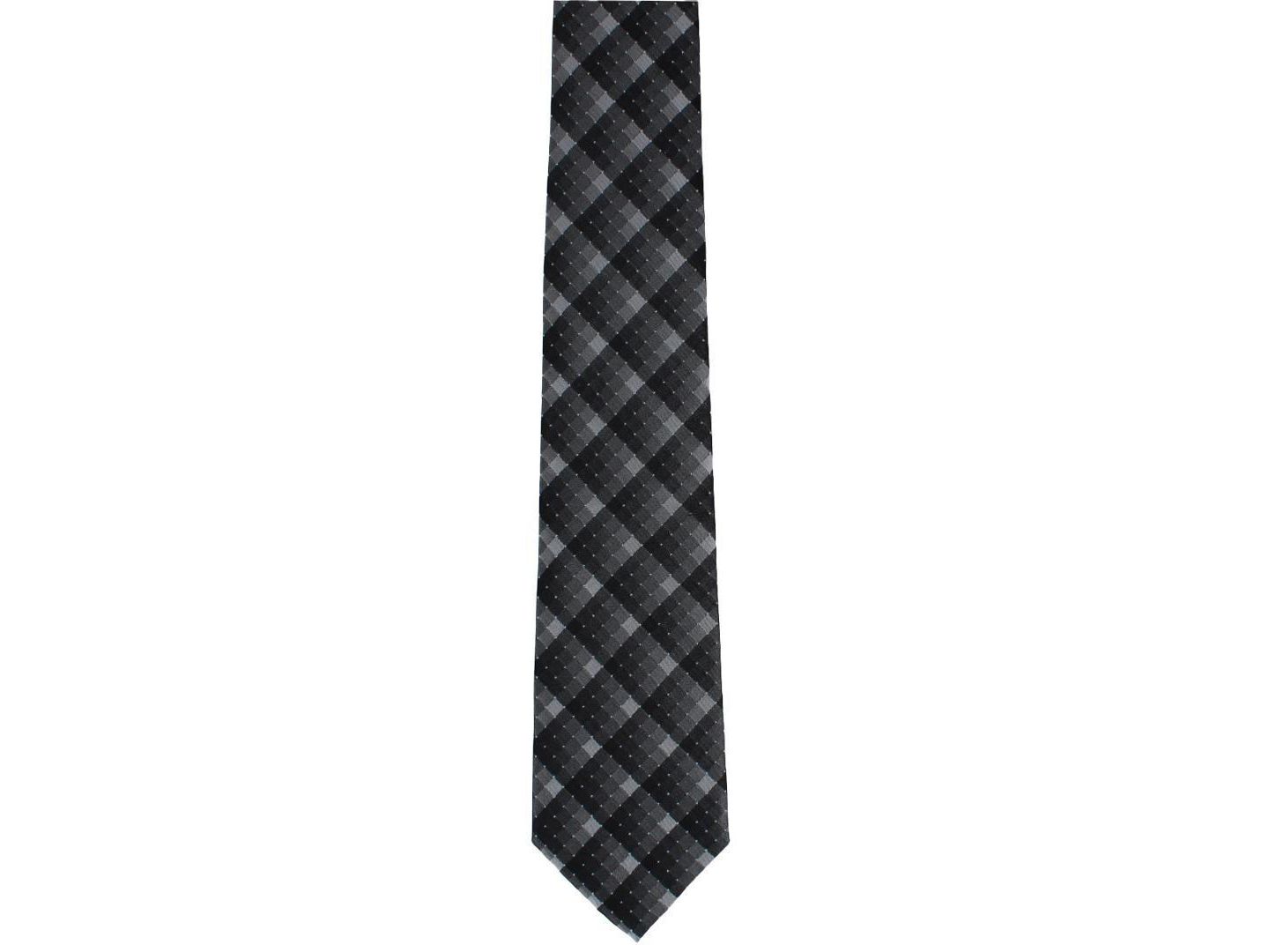 Мужской галстук TRAFALGAR Maestro's Melody Mayhem Muscial Note Novelty Silk Necktie, цвет: Чёрный — фото 2