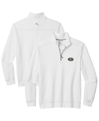 Tommy Bahama - Men's White Georgia Bulldogs Montego Bay Half-Zip Jacket