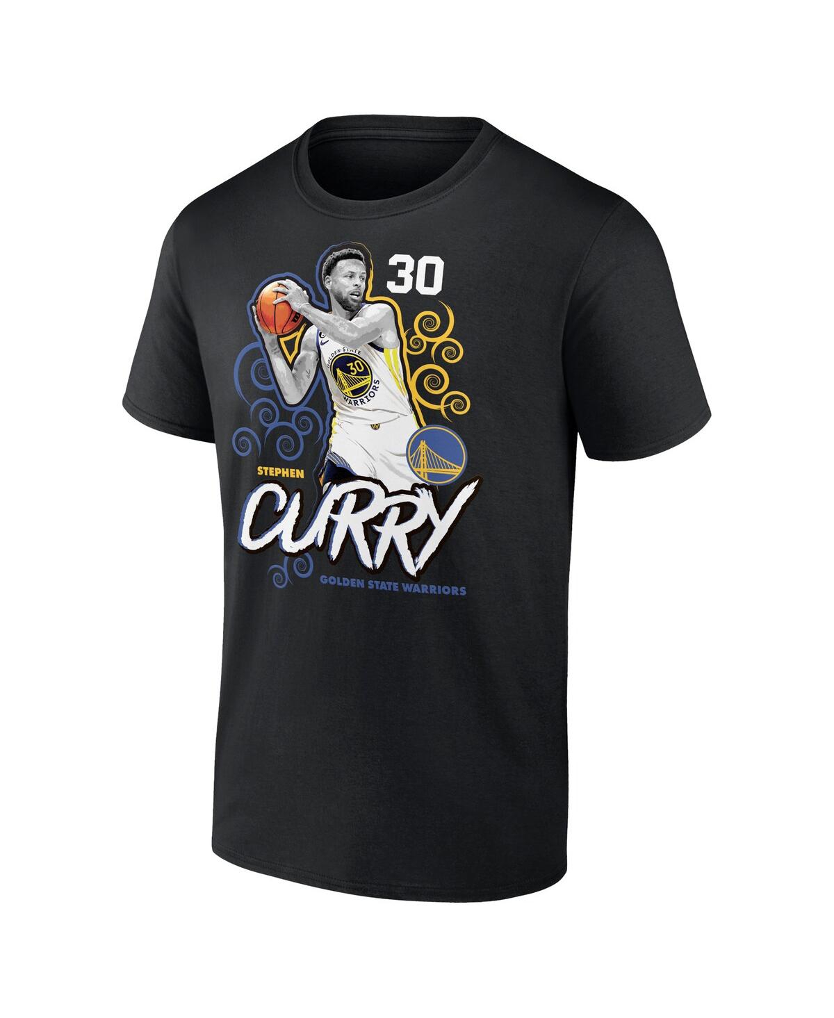Fanatics Mto Label Men's Stephen Curry Black Golden State Warriors Competitor T-shirt In Black