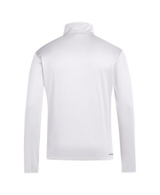 Men's White Washington Huskies 2024 Coaches Sideline Quarter-Zip T-Shirt