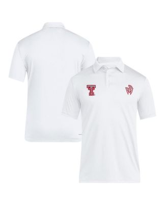 adidas - Men's x Mahomes White Texas Tech Red Raiders Strategy AEROREADY Polo