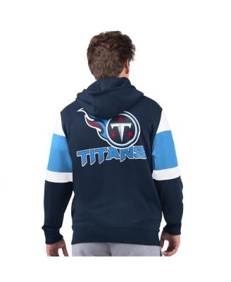 Men's Navy Tennessee Titans Extreme Full-Zip Hoodie
