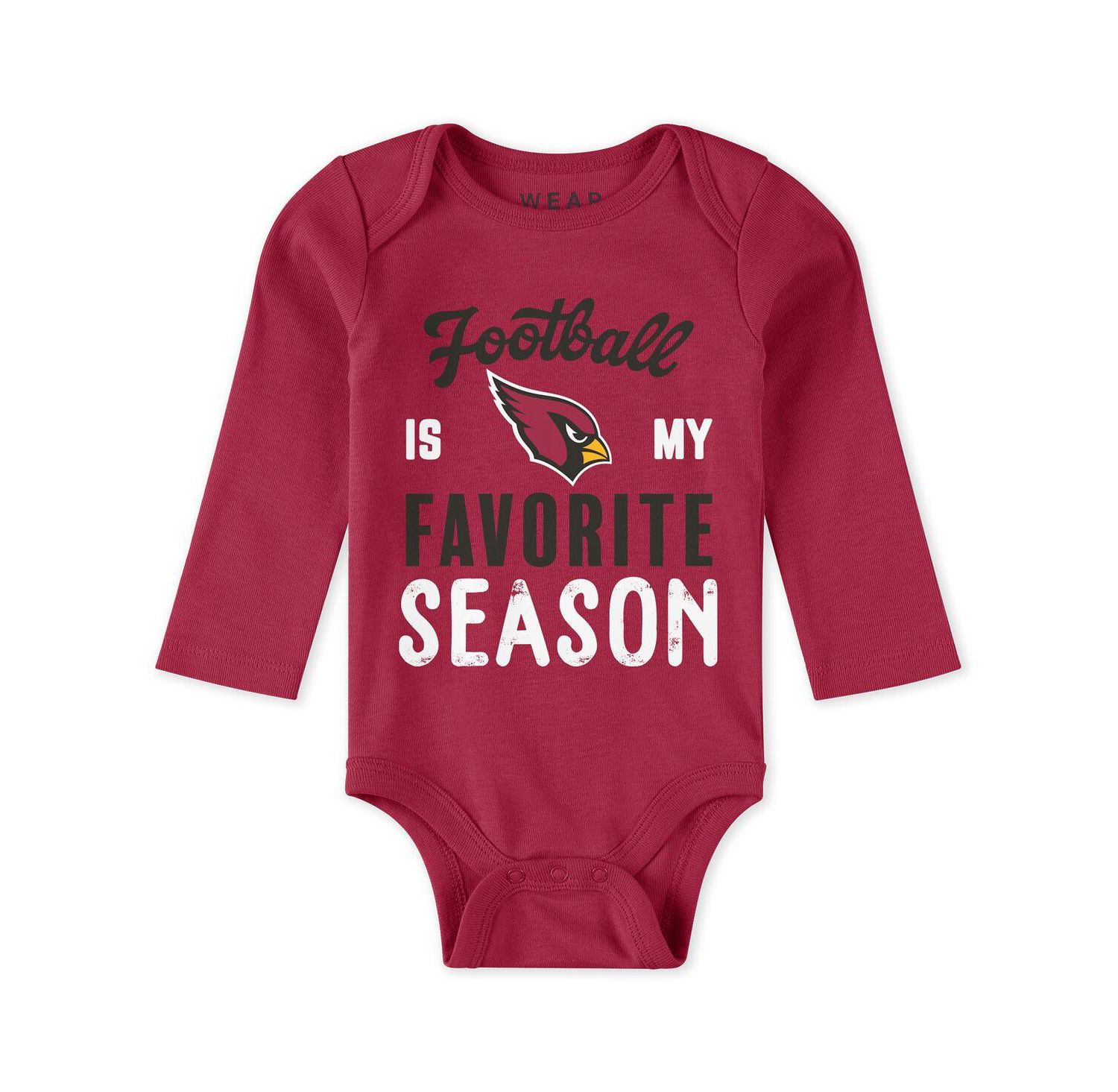 Baby Boys and Girls 2-Piece Arizona Cardinals Turn Me Around Bodysuits and Pants Set