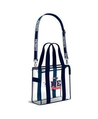 WEAR by Erin Andrews - New England Patriots Stadium Tote Bag with Team Color Trim