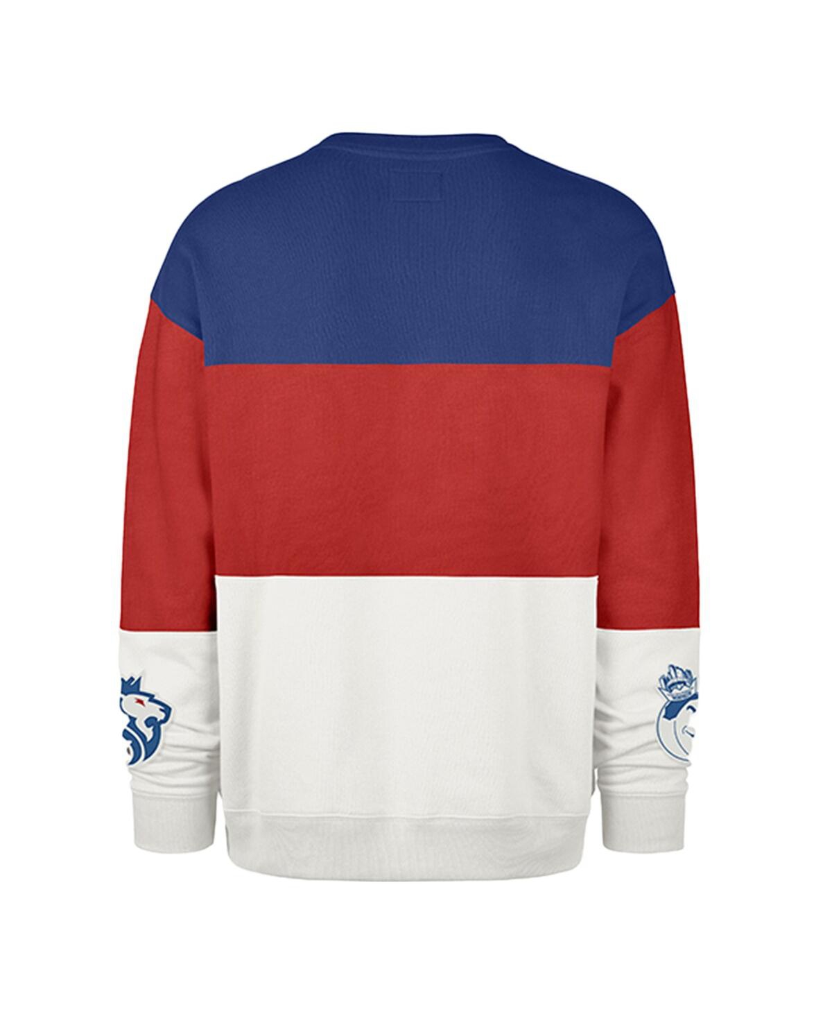 47 Brand Men's And Women's Red Sacramento Kings 2024/25 City Edition On Five Maximalist Pullover Sweatshirt In Multi