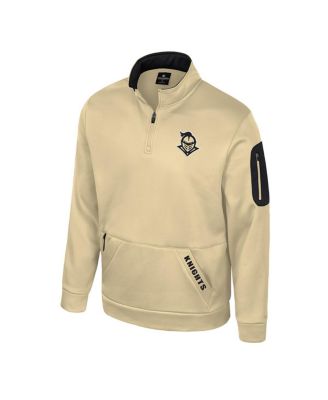 Men's Gold UCF Knights Mainframe Quarter-Zip Fleece Jacket