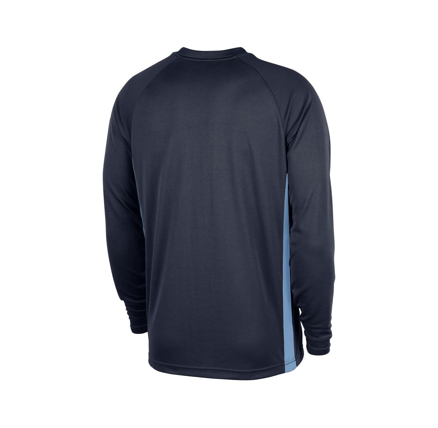 Men's Navy Memphis Grizzlies 2025/26 Authentic Pre-Game Legend Dri-FIT Long Sleeve Shooting T-Shirt