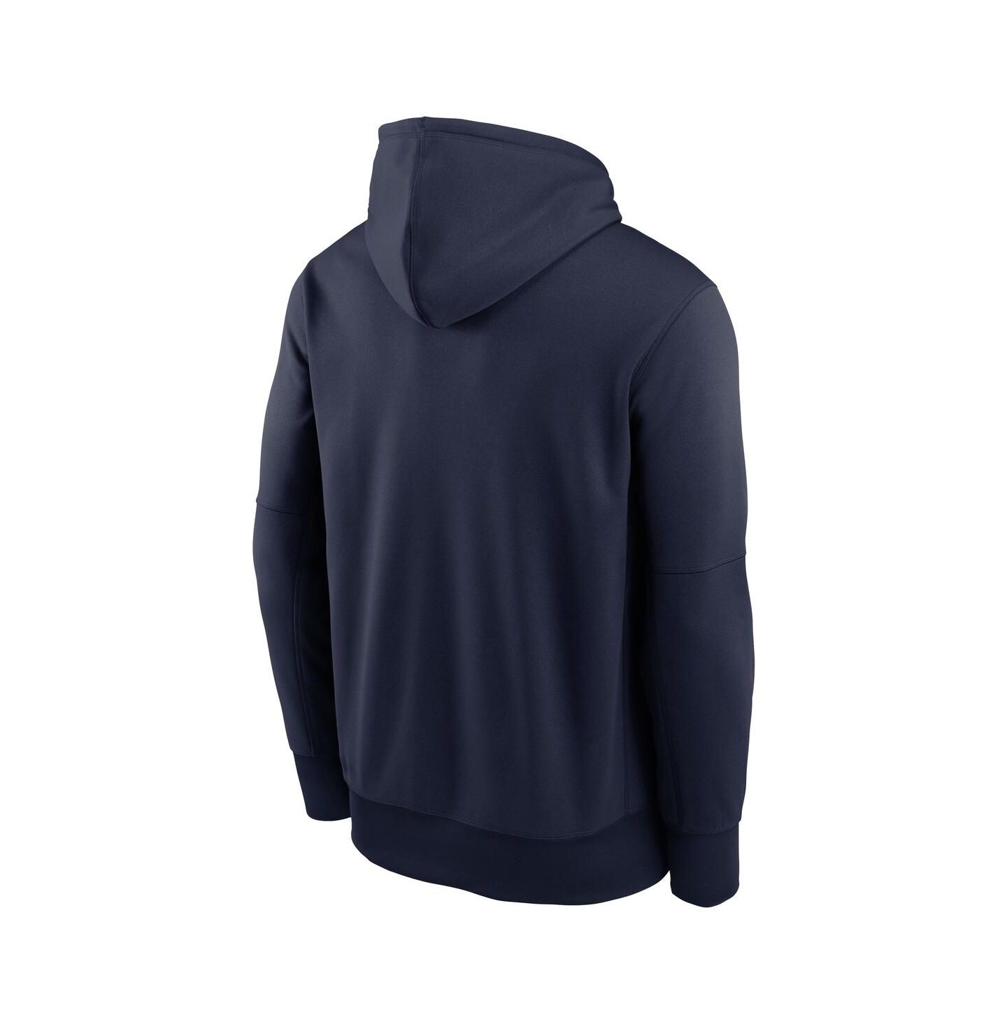 Мужское худи Nike Navy West Virginia Mountaineers Team Stacked Performance Pullover — фото 3