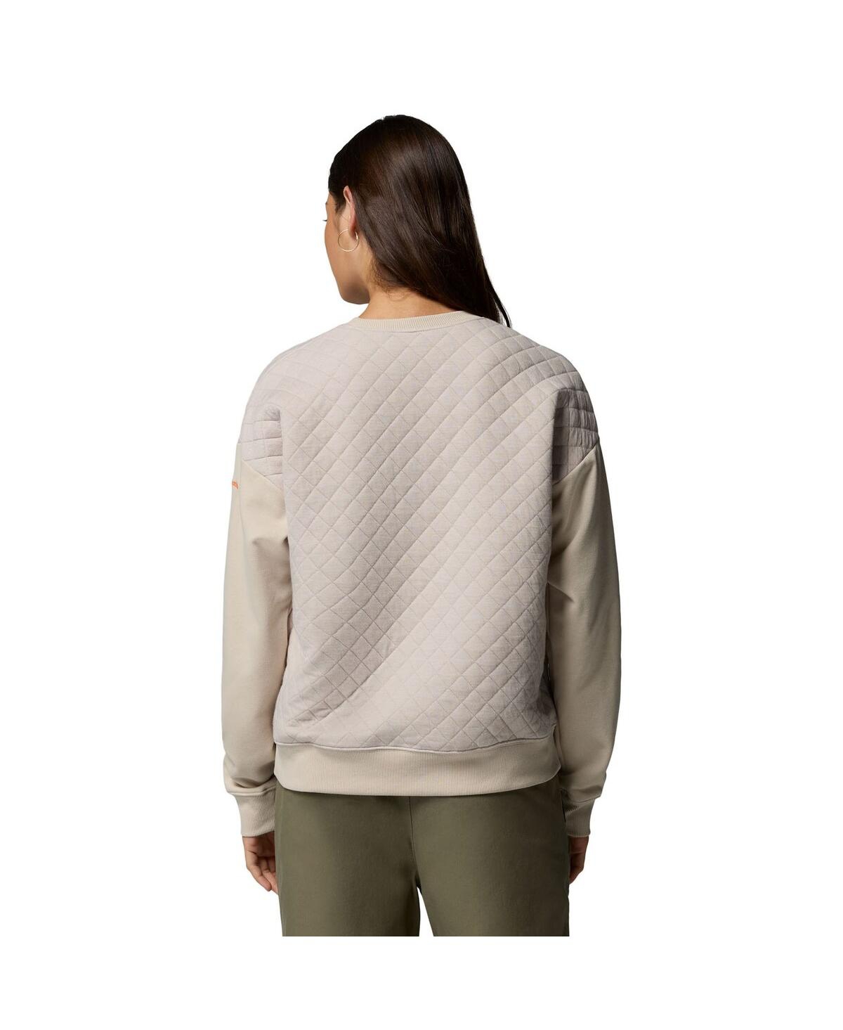 Columbia Women's Gray Tennessee Volunteers Collegiate Hart Mountain Quilted Sweatshirt In Gray