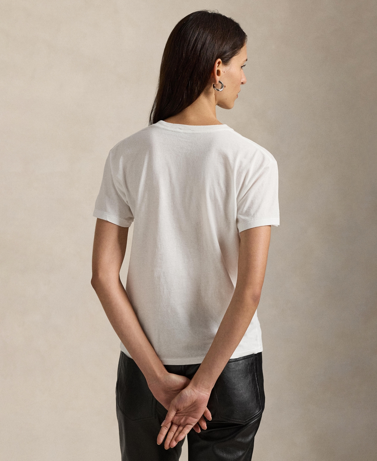Polo Ralph Lauren Women's Holiday Bear Crew Neck T-Shirt
