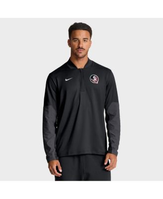 Nike - Men's Black Florida State Seminoles One Goal Performance Half-Zip Pullover