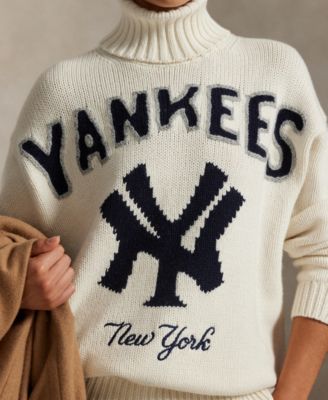 Women's Yankees Long Sleeve Turtle Neck Sweater