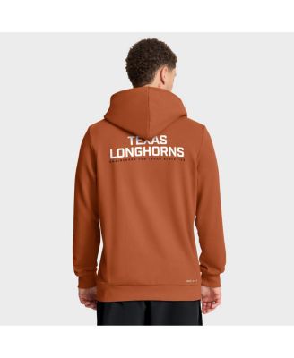Men's Burnt Orange Texas Longhorns 2025 Sideline Standard Issue Dri-FIT Full-Zip Hoodie