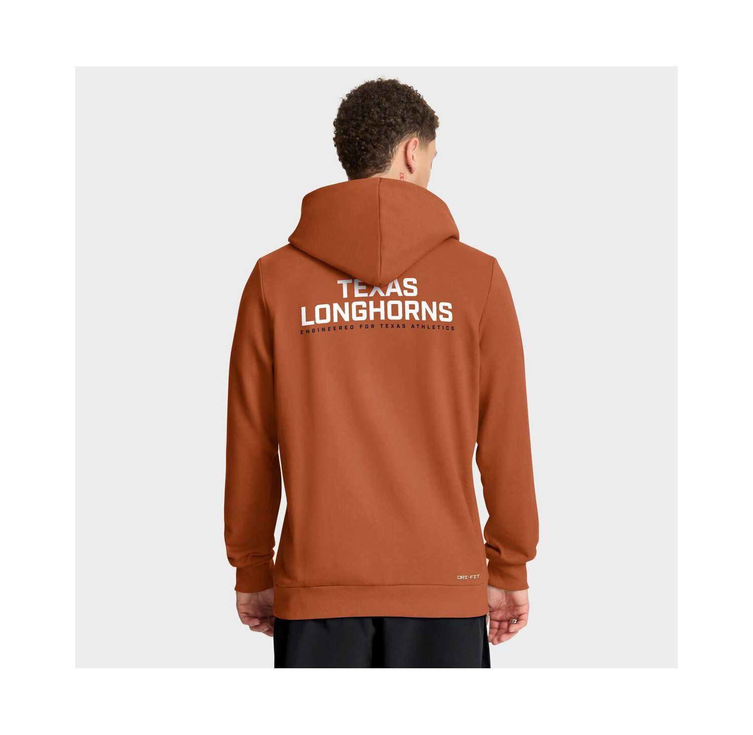 Men's Burnt Orange Texas Longhorns 2025 Sideline Standard Issue Dri-FIT Full-Zip Hoodie