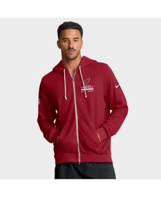 Nike - Men's Cardinal Arizona Cardinals Sideline Standard Issue Utility Player Dri-FIT Full-Zip Hoodie