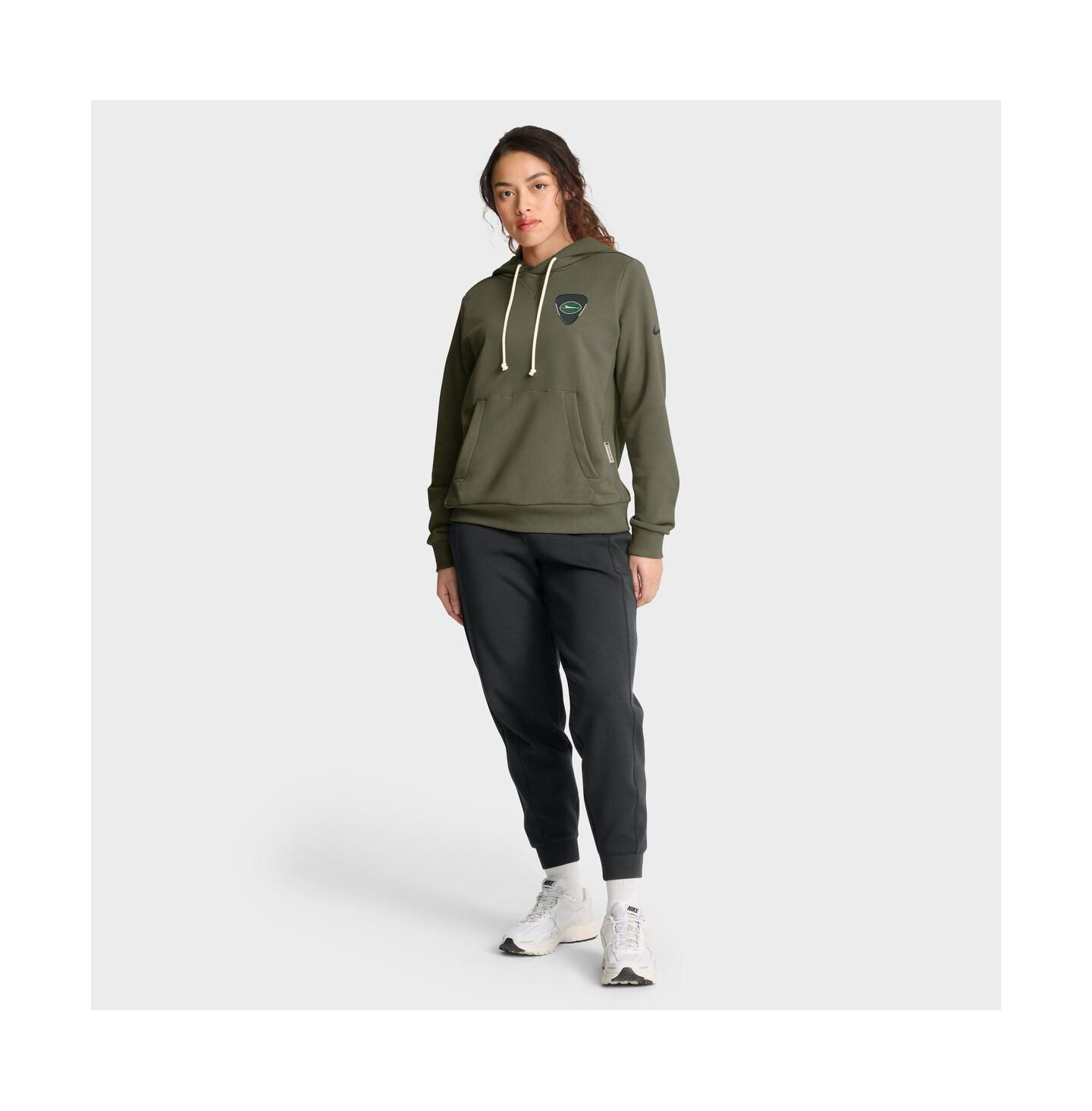 Женское худи Nike Olive New York Jets 2025 Salute to Service Sideline Standard Issue Dri-FIT — фото 3