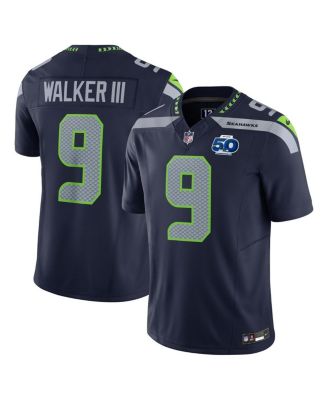 Nike - Men's Kenneth Walker III College Navy Seattle Seahawks Team 50th Season Vapor F.U.S.E. Limited Jersey