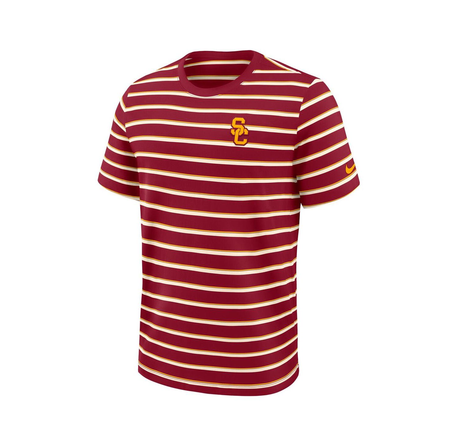 Men's Cardinal USC Trojans Athletic Prep Legacy Summit Stripe T-Shirt