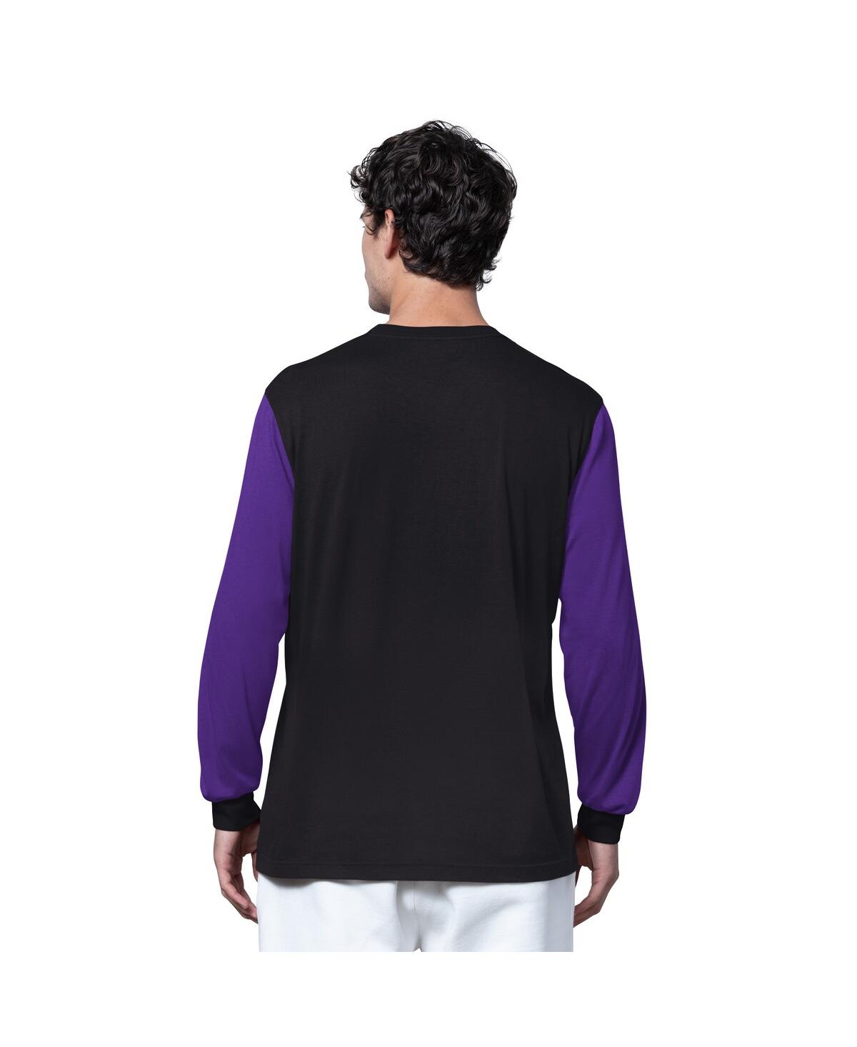 Starter Men's Black Minnesota Vikings Thursday Night Gridiron Long Sleeve T-Shirt