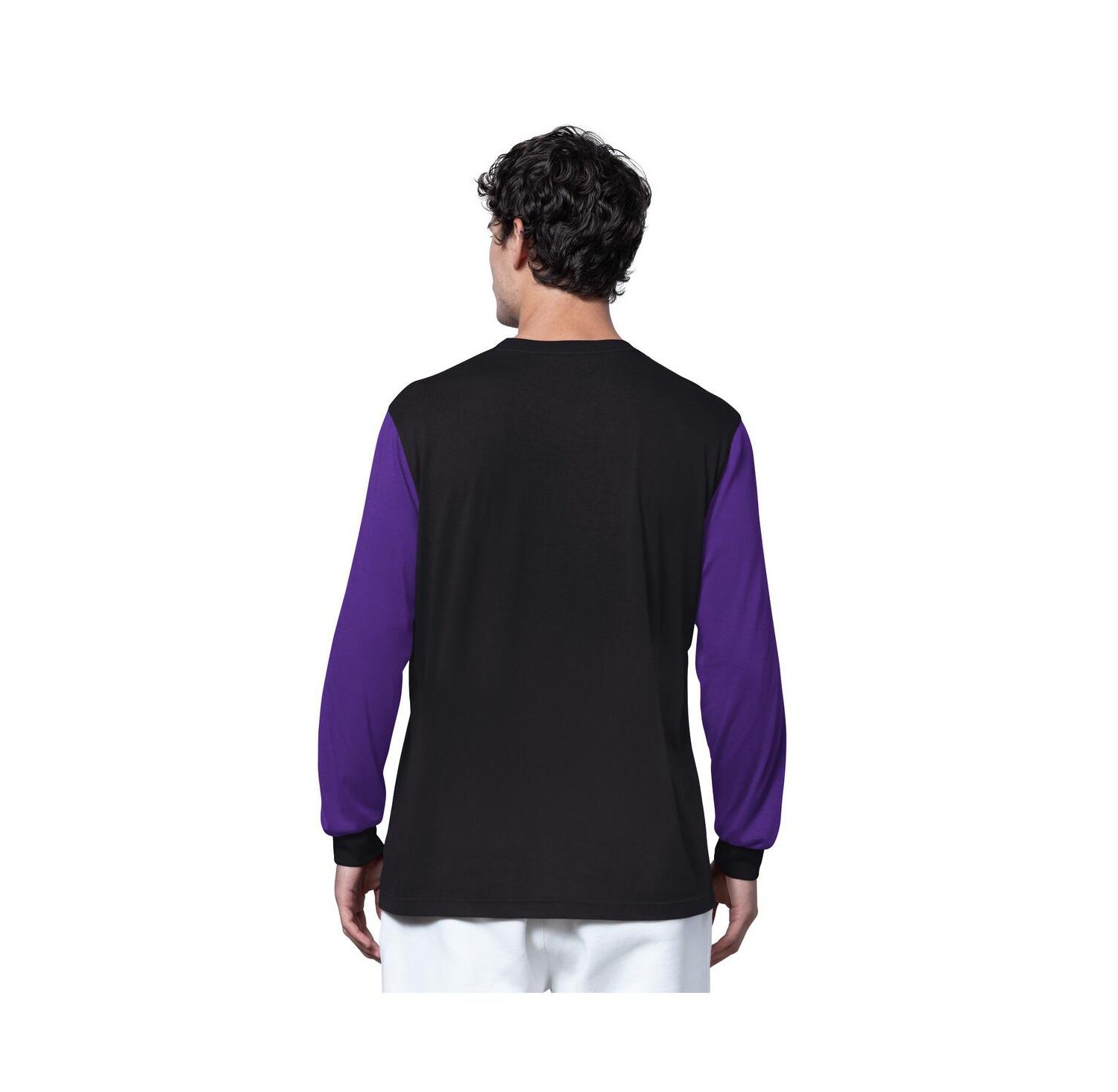 Men's Black Minnesota Vikings Thursday Night Gridiron Long Sleeve T-Shirt