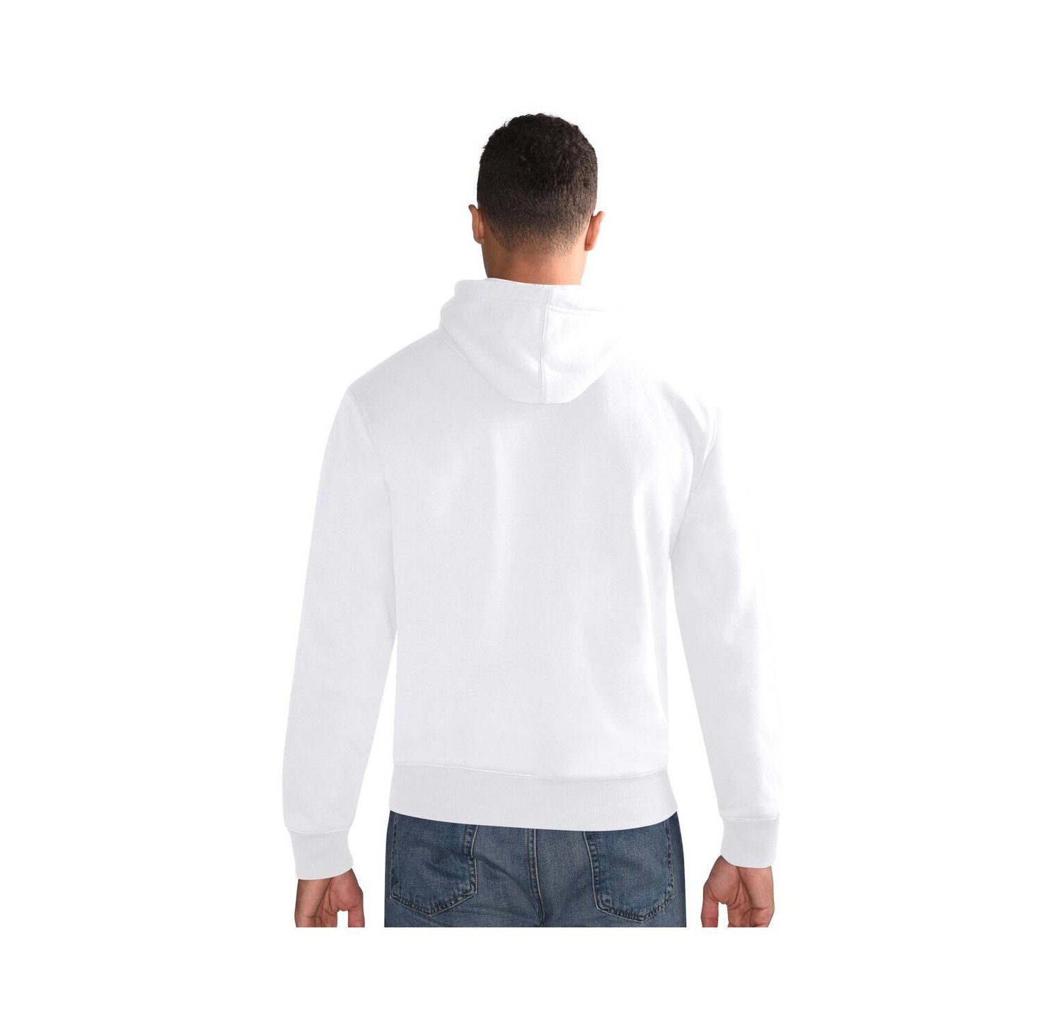Men's White San Francisco 49ers Pullover Hoodie