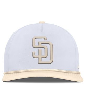 Men's White/Cream San Diego Padres Pro Performance Snapback Hat