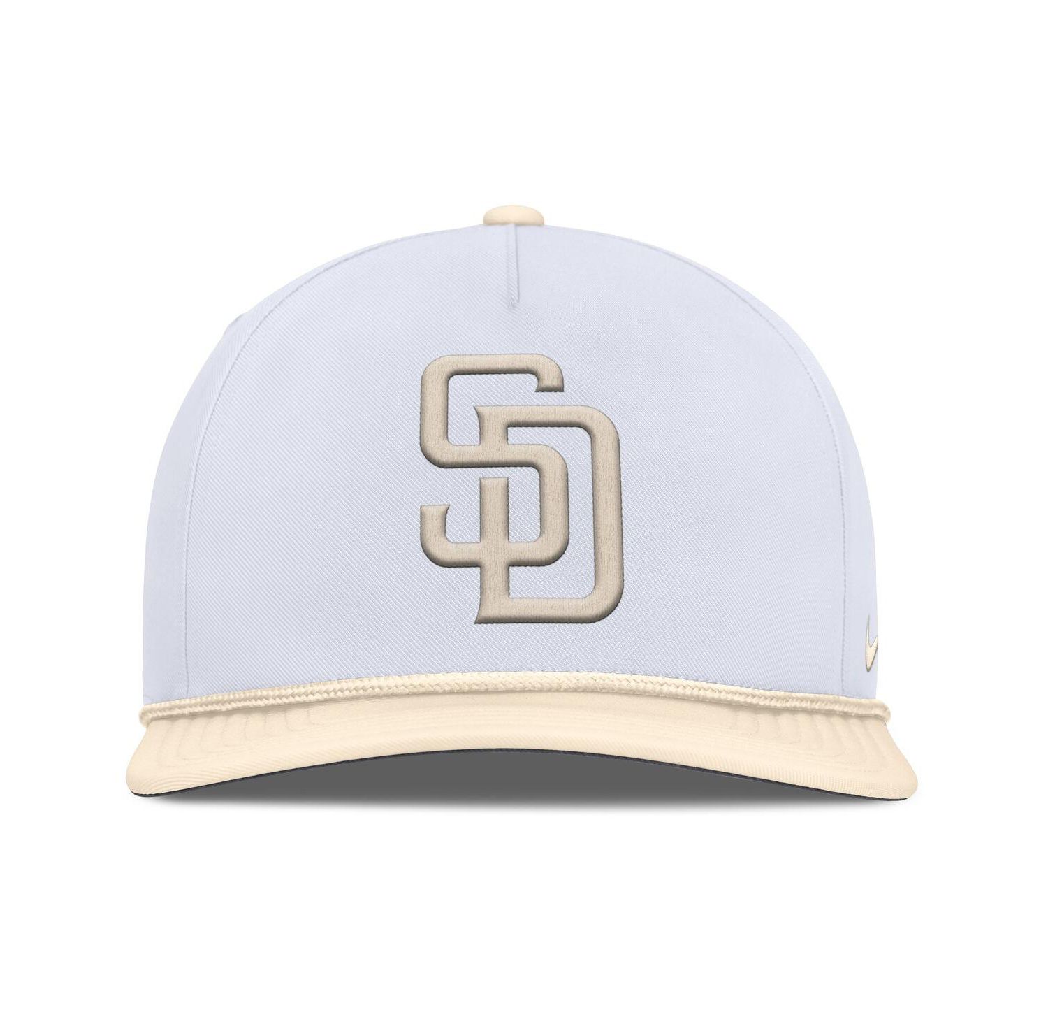 Men's White/Cream San Diego Padres Pro Performance Snapback Hat