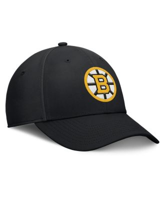 Men's Black Boston Bruins Primary Logo Flex Hat