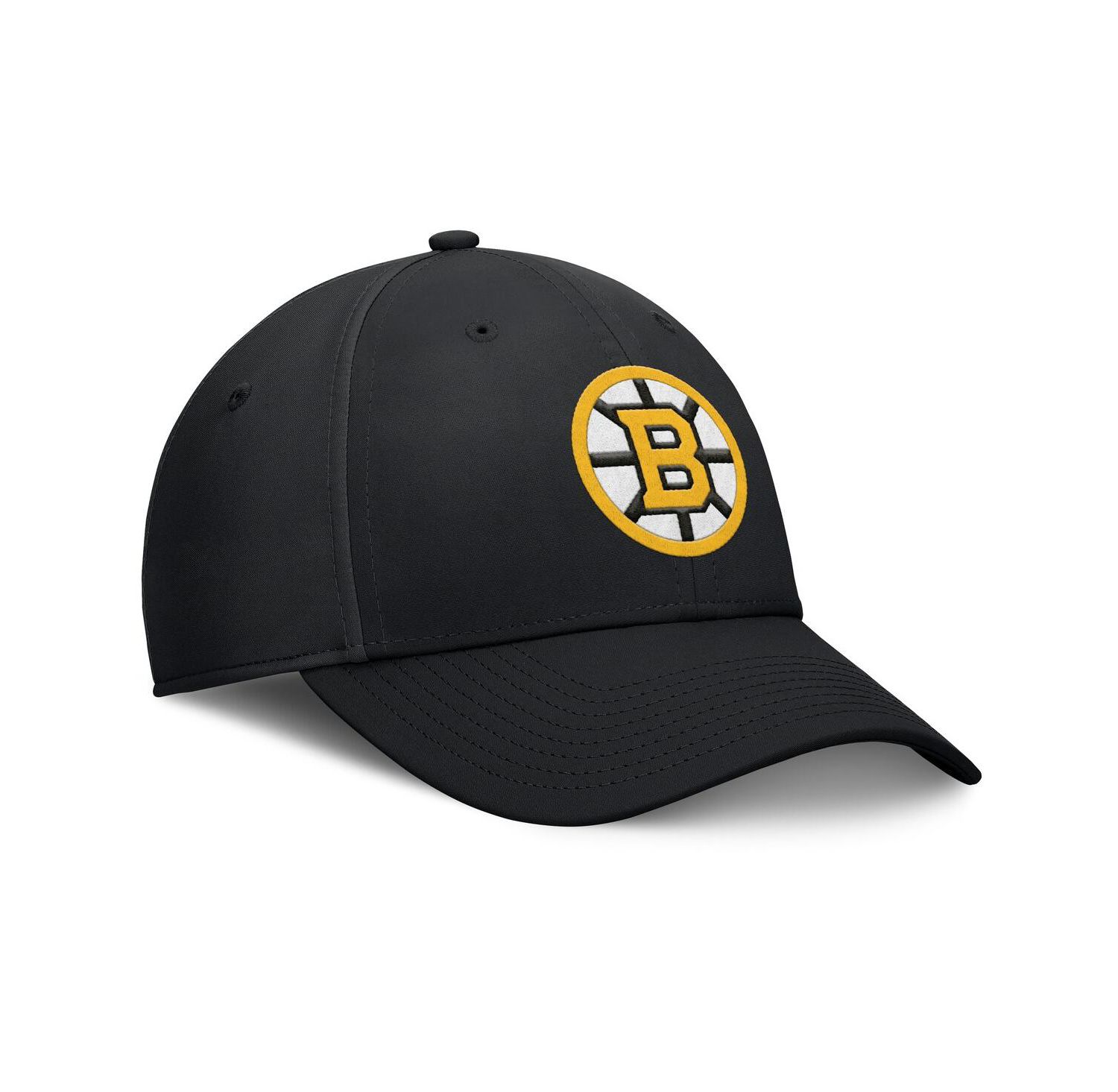 Men's Black Boston Bruins Primary Logo Flex Hat