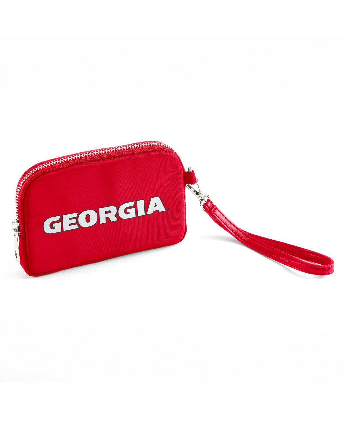 Wear By Erin Andrews Georgia Bulldogs Clear Stadium Baby Bag In Transparent