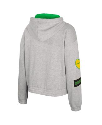 Women's Gray Oregon Ducks Alfie Full-Zip Hoodie Jacket