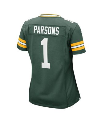 Women's Micah Parsons Green Green Bay Packers Game Player Jersey