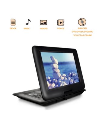 14.1 Inch Portable DVD Player with Swivel TFT-LCD Screen and USB,SD,AV Inputs