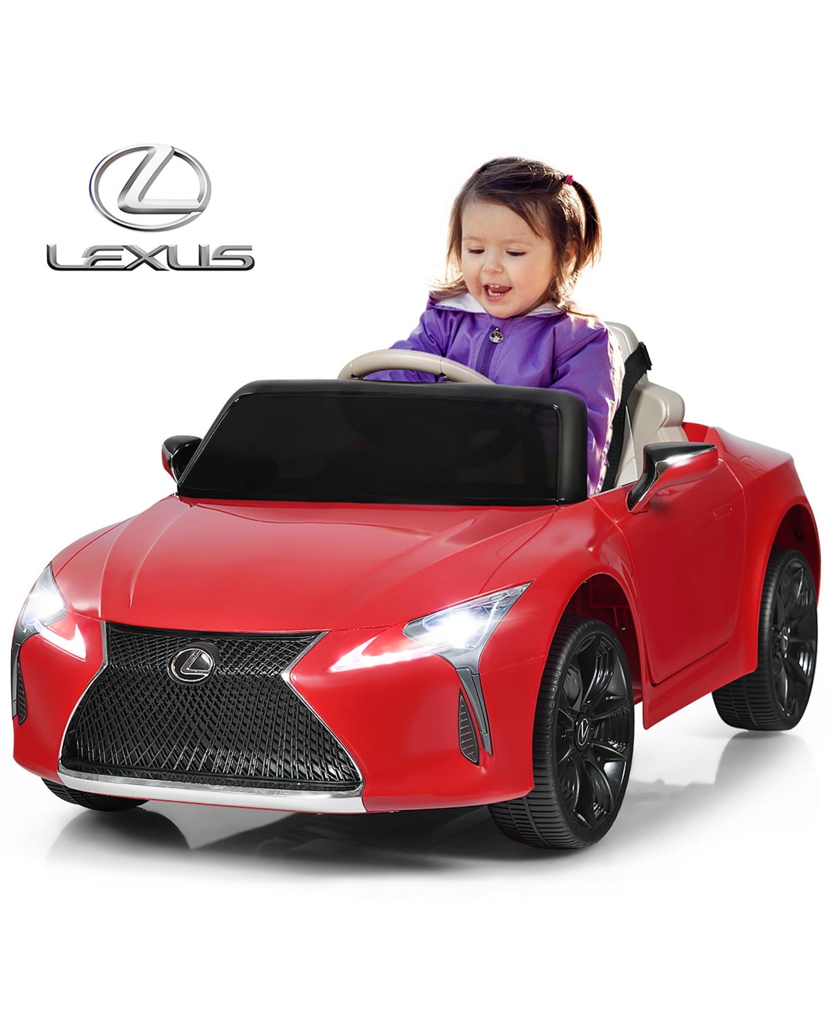 12V Kids Ride on Car Lexus LC500 Licensed Remote Control Electric Vehicle