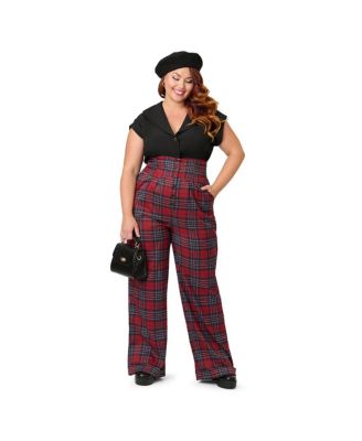 Plus Size High Waist Trouser
