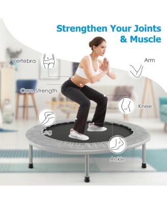 Mini Folding 36'' Trampoline Portable Recreational Fitness Rebounder