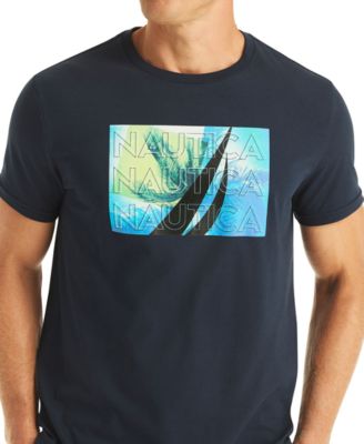 Men's Palm Tree Printed T-Shirt