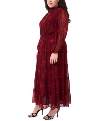 Plus Size Printed Maxi Dress