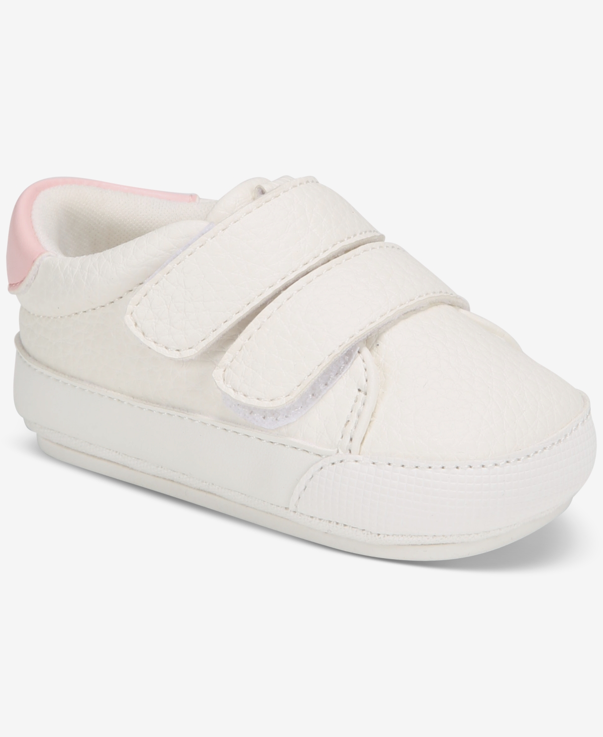 First Impressions Baby Strap Sneakers, Macy's Exclusive In White