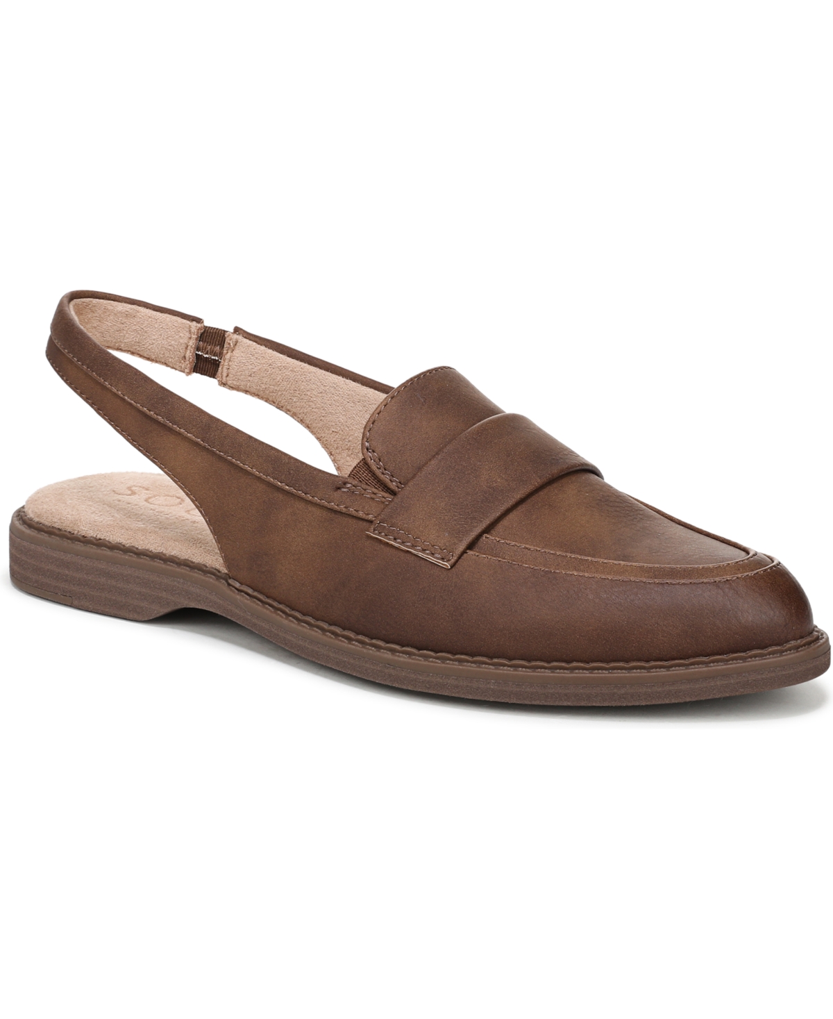 Soul Naturalizer Yeah Slingback Penny Loafers In Brown