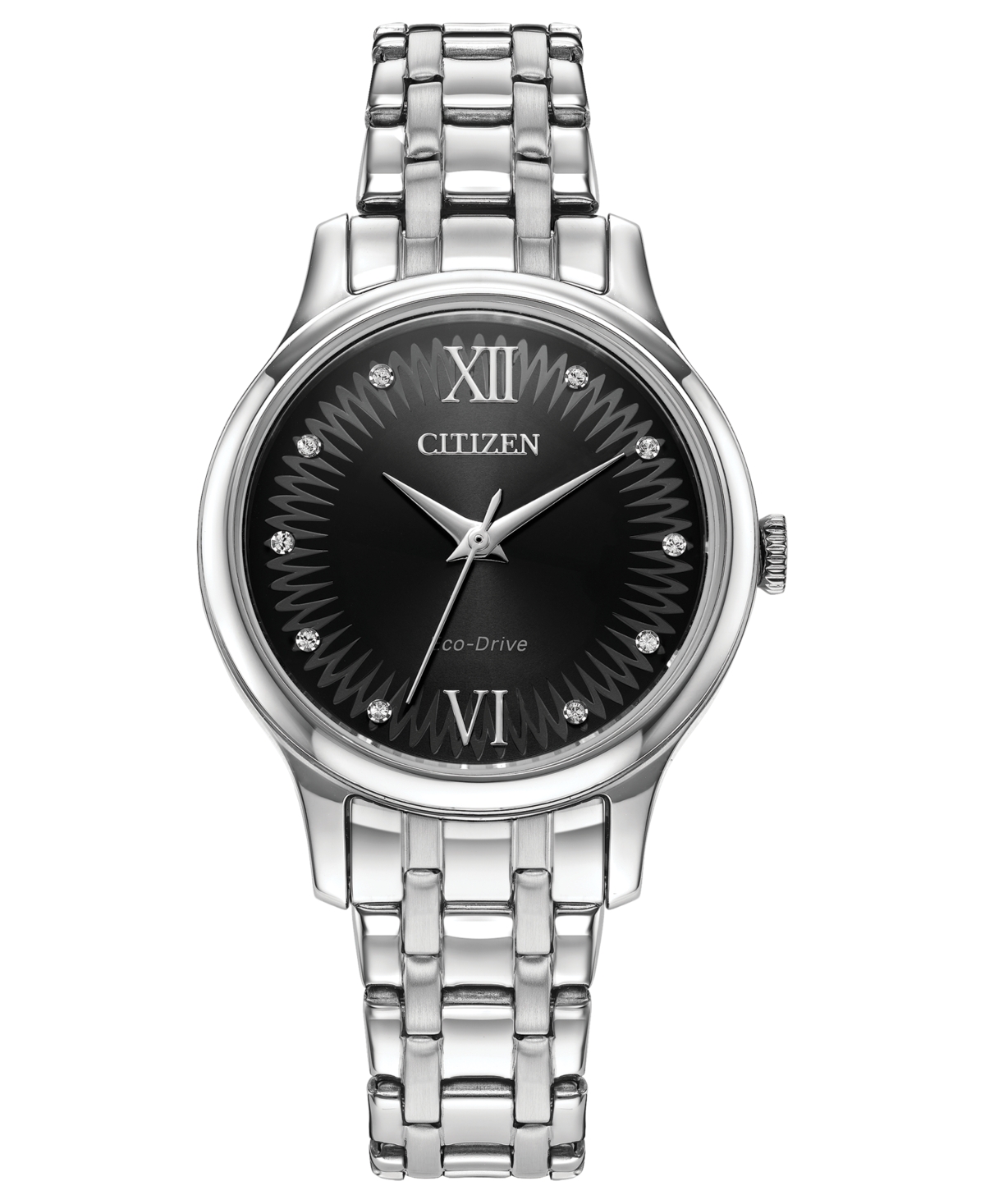 Citizen Eco-drive Women's Classic Stainless Steel Bracelet Watch 31mm In Metallic