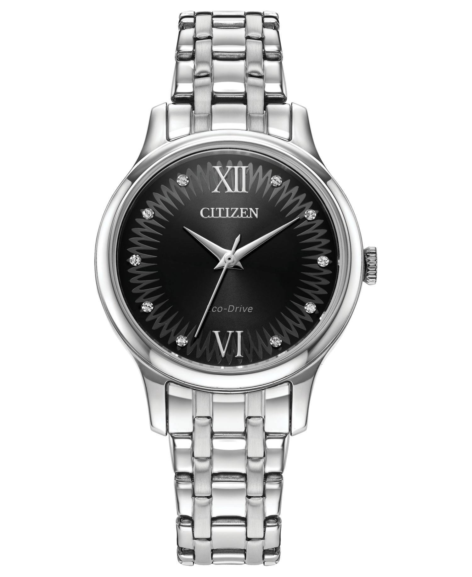Eco-Drive Women's Classic Stainless Steel Bracelet Watch 31mm