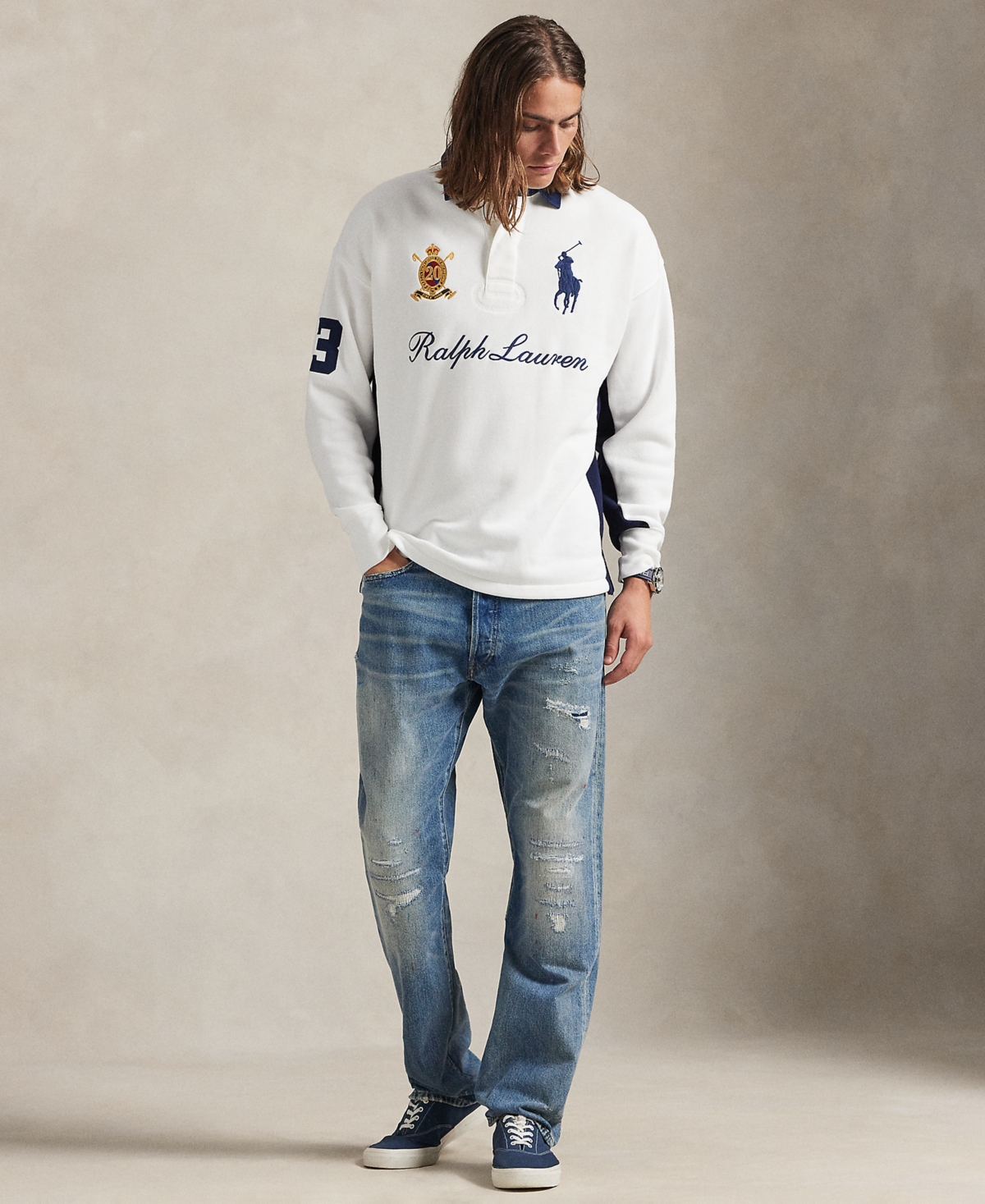 Polo Ralph Lauren Men's Big Pony 20th Anniversary Long Sleeve Sweatshirt