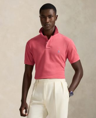 Polo Ralph Lauren Men's Custom Slim-Fit Mesh Polo Shirt - Macy's