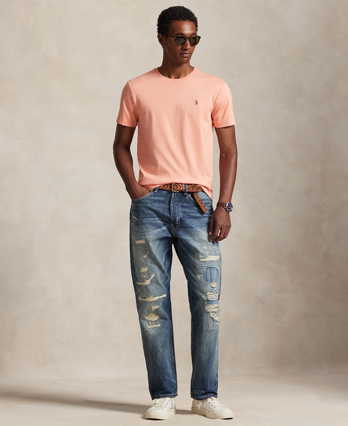 Polo Ralph Lauren Men's Custom Slim Fit Soft Cotton T-Shirt