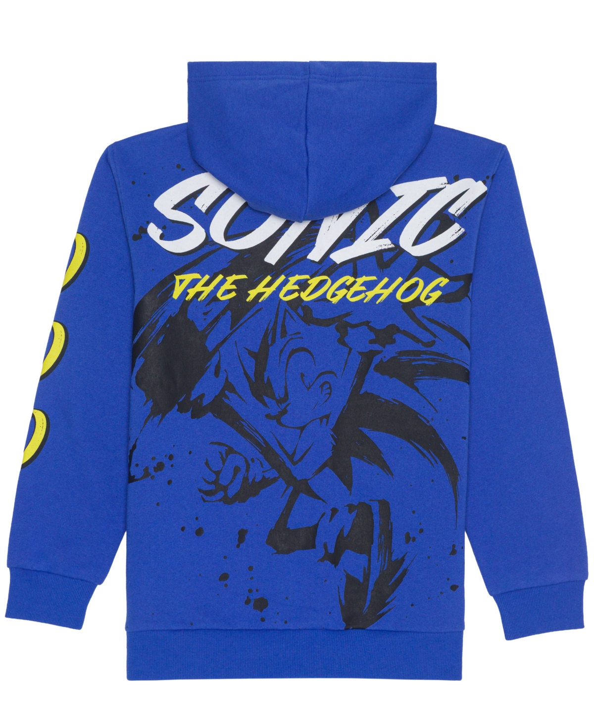 Sonic Boys 5-20 Ink Blot Fast Printed Long Sleeves Hoodie In Blue